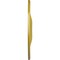 Ekena Millwork Galveston Ceiling Medallion (Fits Canopies up to 5 7/8"), 51"OD x 3 5/8"ID x 3 3/8"P, Rich Gold CM51GLRGS - alternate 2